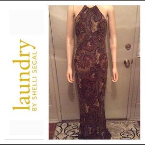 SILK Laundry By Shelli Segal Evening Gown
